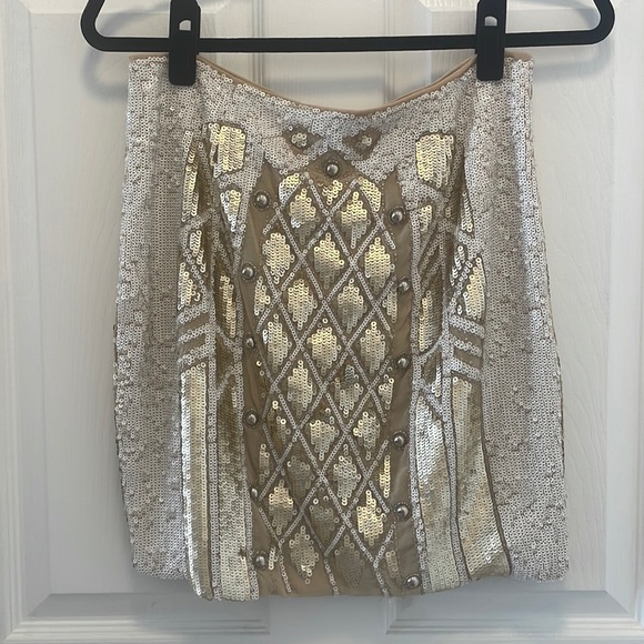 Chelsea & Violet Sequin Embellished Mini Skirt - Picture 1 of 6